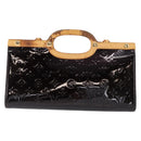 LOUIS VUITTON Monogram Vernis Roxbury Drive Hand Bag Amarante M91995 Auth 152344-13