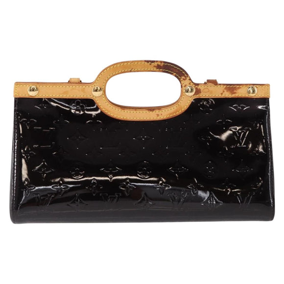 LOUIS VUITTON Monogram Vernis Roxbury Drive Hand Bag Amarante M91995 Auth 152344