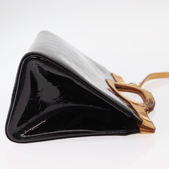 LOUIS VUITTON Monogram Vernis Roxbury Drive Hand Bag Amarante M91995 Auth 152344