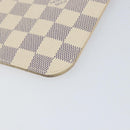 LOUIS VUITTON Damier Azur Neverfull MM Pouch LV Auth 152346-16