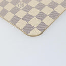 LOUIS VUITTON Damier Azur Neverfull MM Pouch LV Auth 152346-17