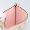 LOUIS VUITTON Damier Azur Neverfull MM Pouch LV Auth 152346-18