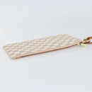 LOUIS VUITTON Damier Azur Neverfull MM Pouch LV Auth 152346-5