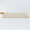 LOUIS VUITTON Damier Azur Neverfull MM Pouch LV Auth 152346-6