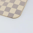 LOUIS VUITTON Damier Azur Neverfull MM Pouch LV Auth 152346-14