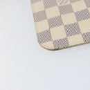 LOUIS VUITTON Damier Azur Neverfull MM Pouch LV Auth 152346-15