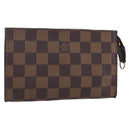 LOUIS VUITTON Damier Ebene Marais Pouch LV Auth 152348-1