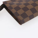 LOUIS VUITTON Damier Ebene Marais Pouch LV Auth 152348-16