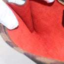 LOUIS VUITTON Damier Ebene Marais Pouch LV Auth 152348-17