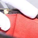 LOUIS VUITTON Damier Ebene Marais Pouch LV Auth 152348-12