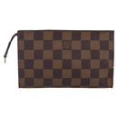 LOUIS VUITTON Damier Ebene Marais Pouch LV Auth 152348-2