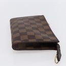 LOUIS VUITTON Damier Ebene Marais Pouch LV Auth 152348-4