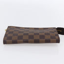LOUIS VUITTON Damier Ebene Marais Pouch LV Auth 152348-6