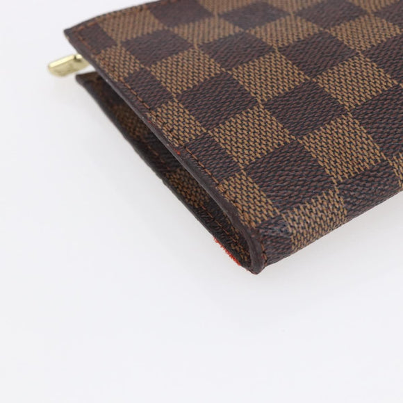 LOUIS VUITTON Damier Ebene Marais Pouch LV Auth 152348