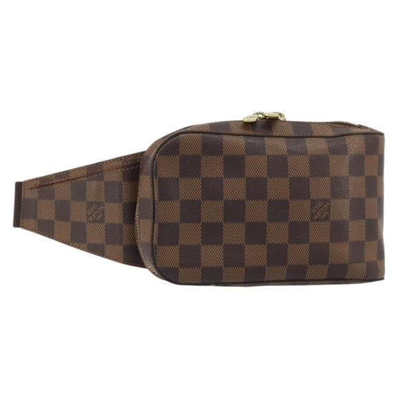 LOUIS VUITTON Damier Ebene Geronimos Shoulder Bag N51994 LV Auth 152351