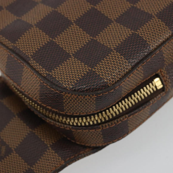 LOUIS VUITTON Damier Ebene Geronimos Shoulder Bag N51994 LV Auth 152351