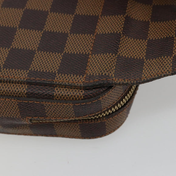 LOUIS VUITTON Damier Ebene Geronimos Shoulder Bag N51994 LV Auth 152351