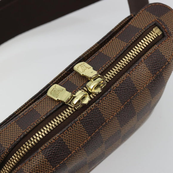 LOUIS VUITTON Damier Ebene Geronimos Shoulder Bag N51994 LV Auth 152351