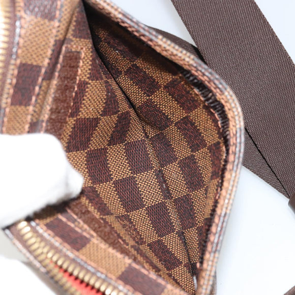 LOUIS VUITTON Damier Ebene Geronimos Shoulder Bag N51994 LV Auth 152351