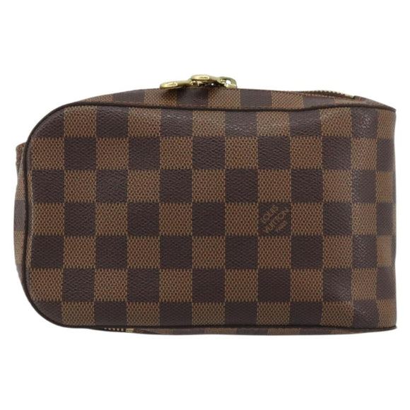 LOUIS VUITTON Damier Ebene Geronimos Shoulder Bag N51994 LV Auth 152351