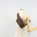 LOUIS VUITTON Damier Ebene Geronimos Shoulder Bag N51994 LV Auth 152351-22