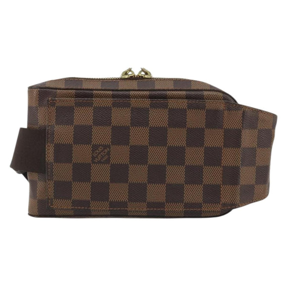 LOUIS VUITTON Damier Ebene Geronimos Shoulder Bag N51994 LV Auth 152351