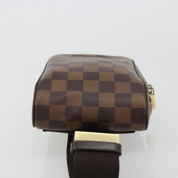 LOUIS VUITTON Damier Ebene Geronimos Shoulder Bag N51994 LV Auth 152351