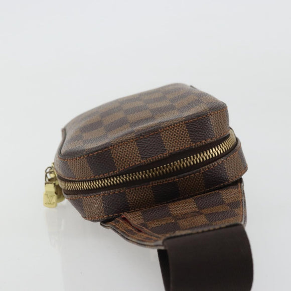 LOUIS VUITTON Damier Ebene Geronimos Shoulder Bag N51994 LV Auth 152351
