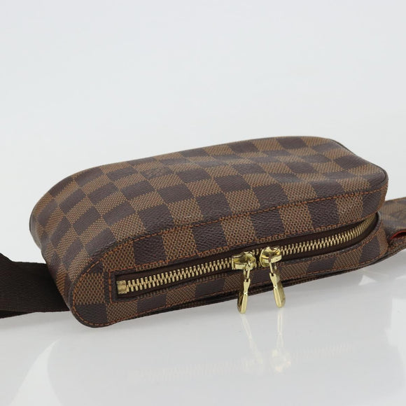 LOUIS VUITTON Damier Ebene Geronimos Shoulder Bag N51994 LV Auth 152351