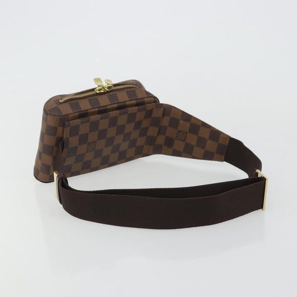 LOUIS VUITTON Damier Ebene Geronimos Shoulder Bag N51994 LV Auth 152351