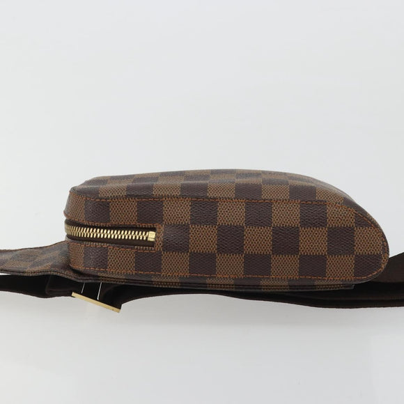 LOUIS VUITTON Damier Ebene Geronimos Shoulder Bag N51994 LV Auth 152351