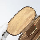 GUCCI GG Supreme Web Sherry Line Bag PVC Beige Gold 904 02 070 Auth 152352-10