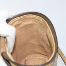 GUCCI GG Supreme Web Sherry Line Bag PVC Beige Gold 904 02 070 Auth 152352-20