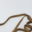 GUCCI GG Supreme Web Sherry Line Bag PVC Beige Gold 904 02 070 Auth 152352-8