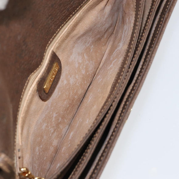 GUCCI GG Supreme Shoulder Bag PVC Beige Gold 004 106 0024 Auth 152353