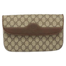 GUCCI GG Supreme Shoulder Bag PVC Beige Gold 004 106 0024 Auth 152353-13