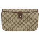 GUCCI GG Supreme Shoulder Bag PVC Beige Gold 004 106 0024 Auth 152353-2