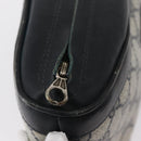 GUCCI GG Supreme Shoulder Bag PVC Leather Navy Gold Auth 152361-10