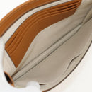 GUCCI GUCCIxDisney GG Supreme Clutch Bag PVC Beige Gold 602552 Auth 152362M-17