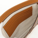 GUCCI GUCCIxDisney GG Supreme Clutch Bag PVC Beige Gold 602552 Auth 152362M-20