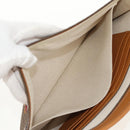 GUCCI GUCCIxDisney GG Supreme Clutch Bag PVC Beige Gold 602552 Auth 152362M-23