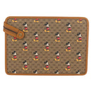 GUCCI GUCCIxDisney GG Supreme Clutch Bag PVC Beige Gold 602552 Auth 152362M-3