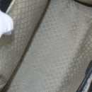 GUCCI Micro GG Supreme Web Sherry Line Hand Bag Black Gold Auth 152363V-10