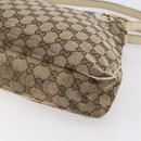 GUCCI GG Canvas Tote Bag Beige Gold Auth 152364-15