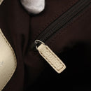 GUCCI GG Canvas Tote Bag Beige Gold Auth 152364-18