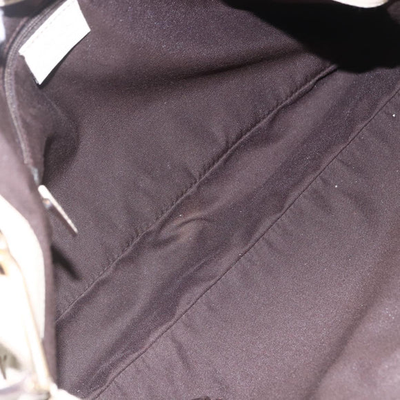 GUCCI GG Canvas Tote Bag Beige Gold Auth 152364