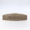 GUCCI GG Canvas Tote Bag Beige Gold Auth 152364-5