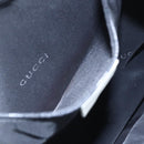 GUCCI Bamboo Shoulder Bag Leather White Silver 001 4006 2404 Auth 152366-21