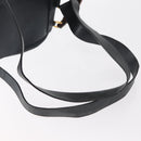 GUCCI Bamboo Backpack Leather Navy Gold 003 2058 0016 Auth 152368-9