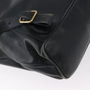 GUCCI Bamboo Backpack Leather Navy Gold 003 2058 0016 Auth 152368-19